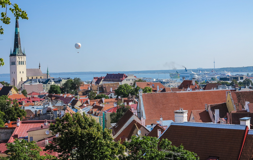 Tallinn Estonia - View from Upper Old Town