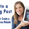 Write a Blog Post in Wordpress